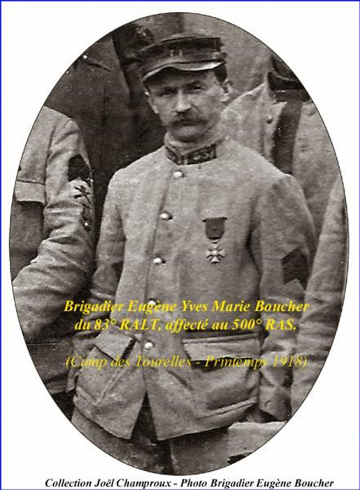 Brigadier Eugene Yves Marie Boucher  (Documents : Joël Champroux)