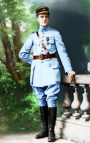 Emile Baudet-Sous lieutenant -1919 (Collection Robert..B)