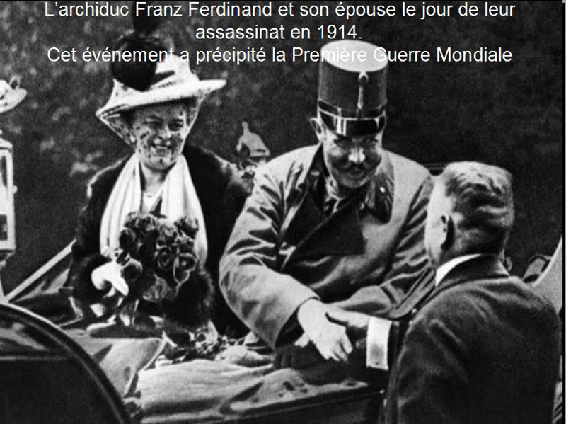 Archiduc Franz Ferdinand et son épouse