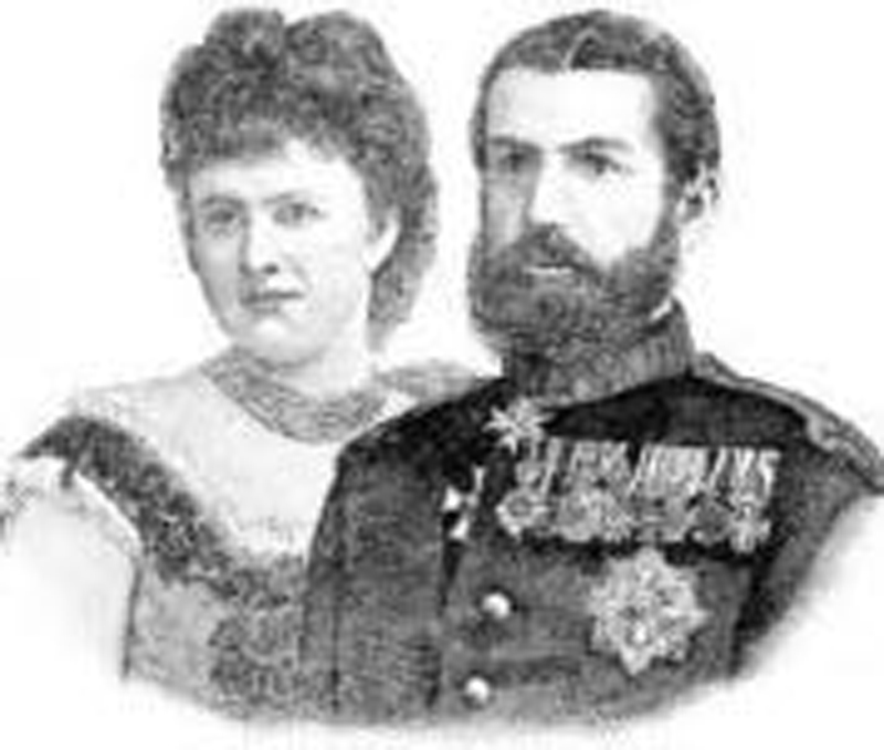 Carol 1er - Roi de Roumanie et la reine Elisabeth (Collection Fernande.B) 