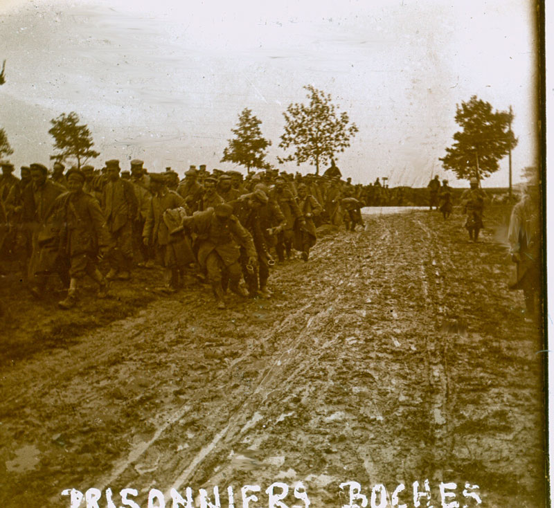 Aisne prisonniers Allemands