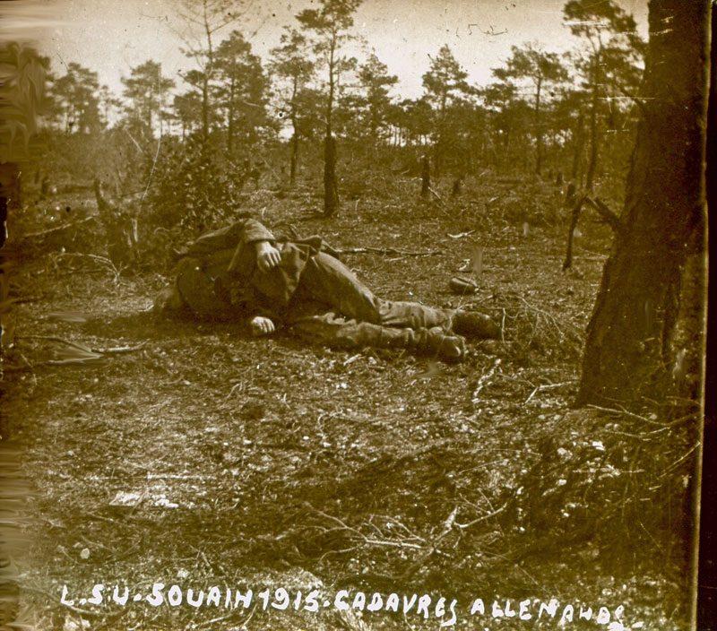 Souain 1915, soldat allemand