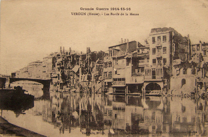 Verdun-Bords de la Meuse. (Collection Raymond)