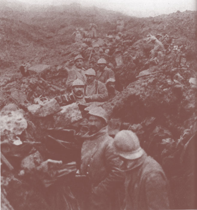 Verdun tranchée française 1916