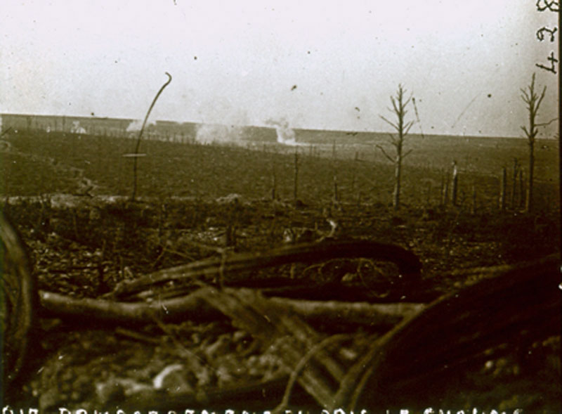 Bombardement du bois de Chaume 1917