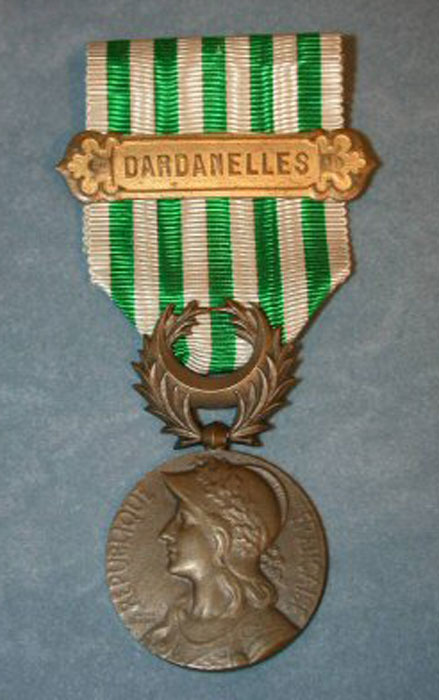 Médaille commémorative Dardanelles Gallipoli;