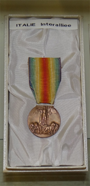 Médaille interalliée-Italie (Collection-A.R)