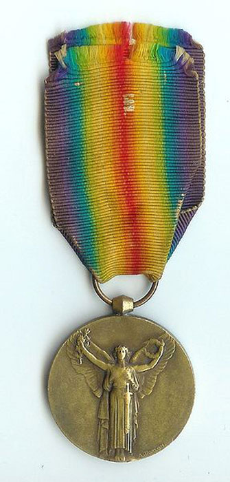 Médaille interalliée  française, recto 