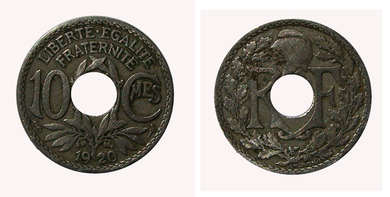 dix centimes 1920