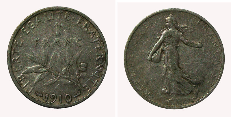 un franc 1910