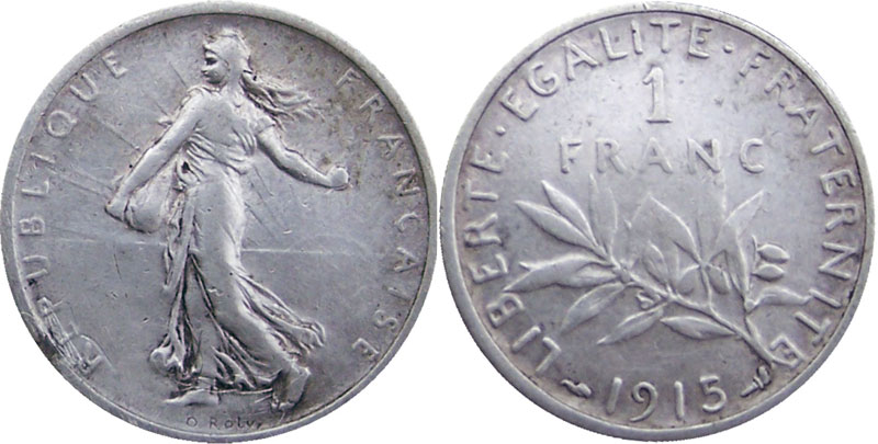 un franc 1915