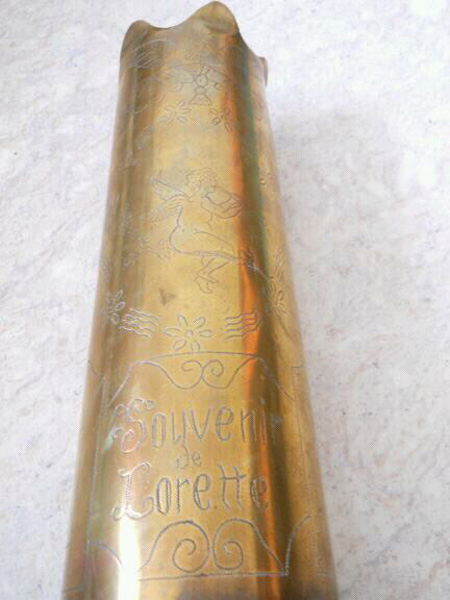 Souvenir de Lorette-douille cisellée.(Collection Heems Steven) (http://stiiveun.skyrock.com/ )