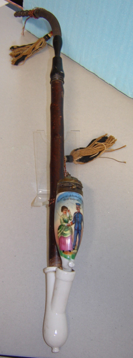 Petite pipe de réserviste allemand (Collection privée: A.R)