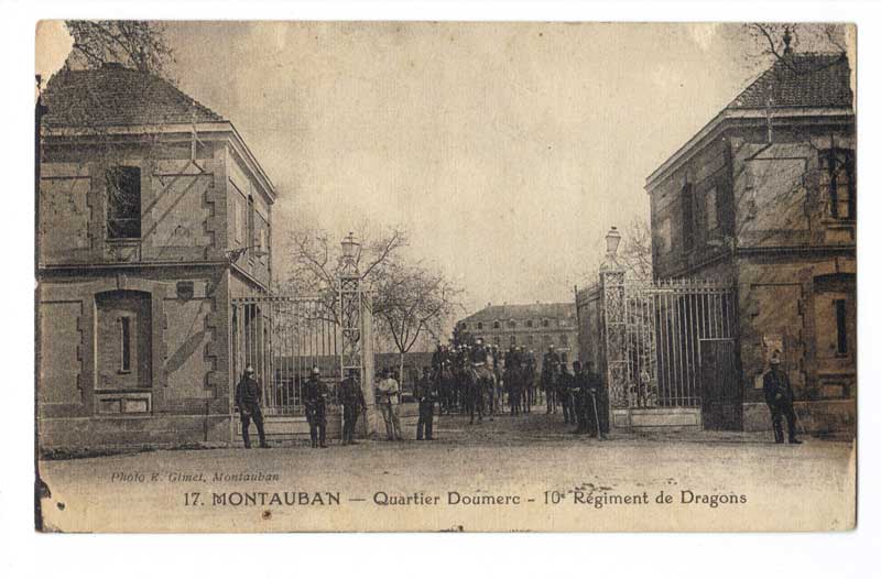 10ème régiment de Dragons, Montauban